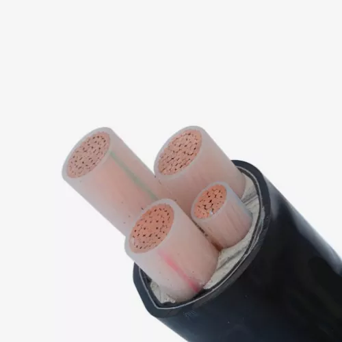 Cabo de alimentação STA revestido com isolamento de PVC resistente ao fogo